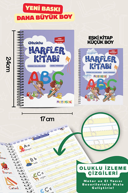 Sayıları ve Çizmeyi Öğreten Oluklu (Kabartmalı) 3’lü Kitap Seti