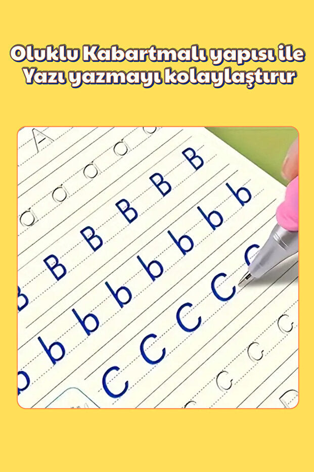 Sayıları ve Çizmeyi Öğreten Oluklu (Kabartmalı) 3’lü Kitap Seti