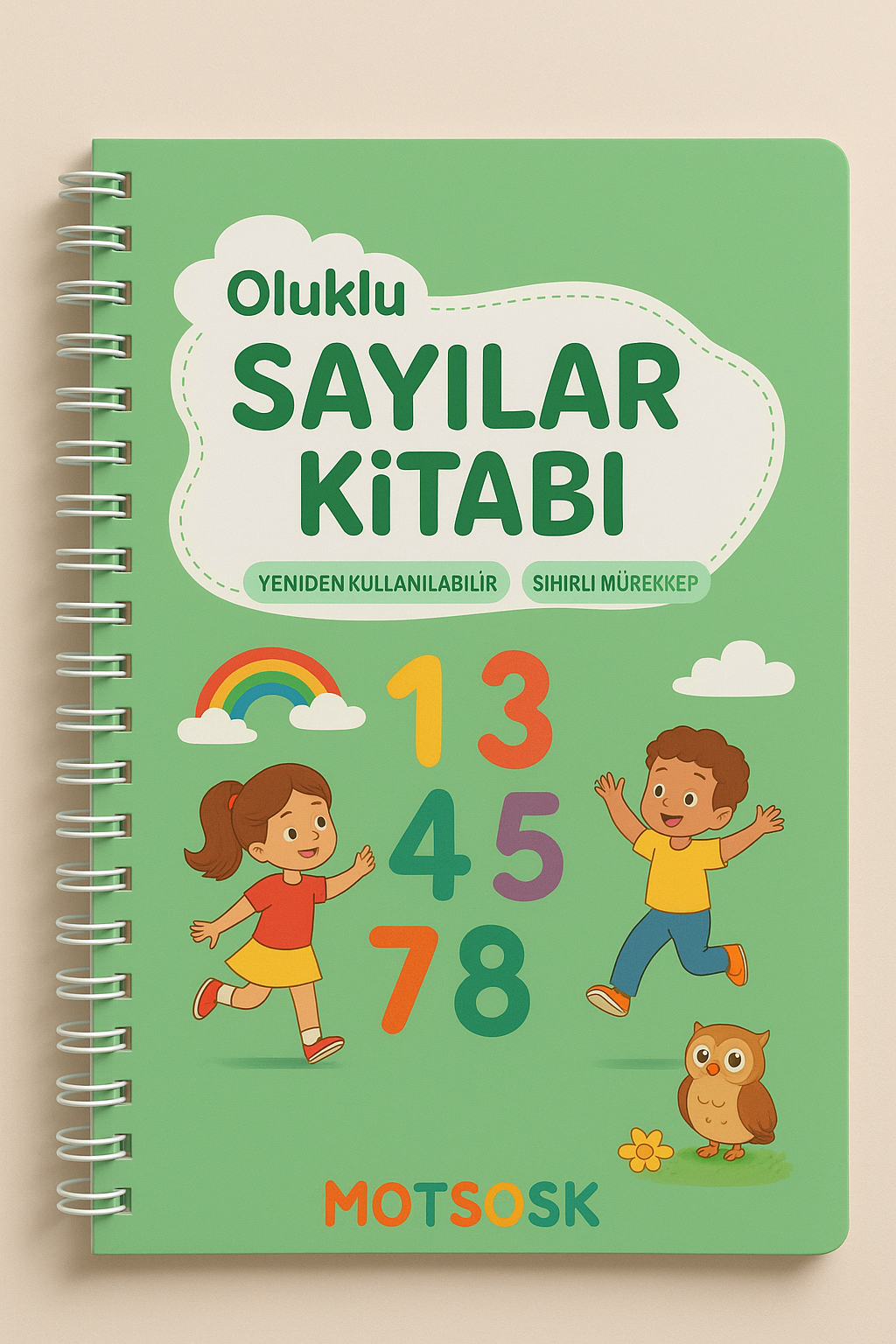 Sayıları ve Çizmeyi Öğreten Oluklu (Kabartmalı) 3’lü Kitap Seti